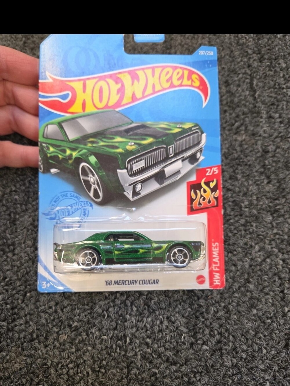 Hot Wheels '68 Mercury Cougar Toy Car - Green